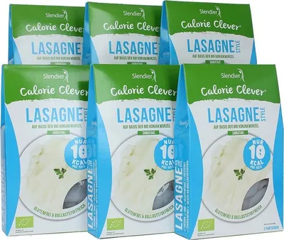 Produktbild von SLENDIER  Konjak Pasta, Lasagne-Style (6x400g)