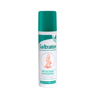 Obrázek produktu pro SALTRATOS FÜSSE MIT ÜBERMÄSSIGEM SCHWEISS Antitranspirant-deodorant ve spreji 150 ml