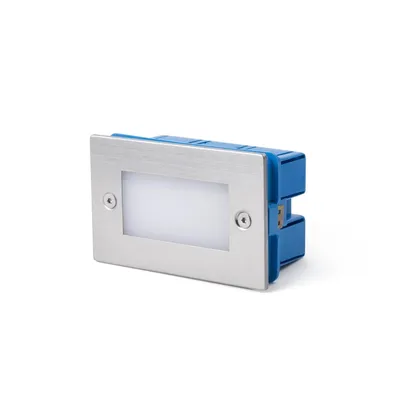 Image de Applique murale encastrée GRON IP65 nickel mat