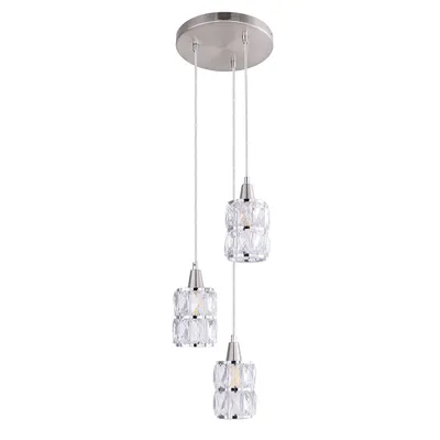 Obrázok produktu pre Luster Globo Wolli 15760-3 3xE14 40 W matný nikel