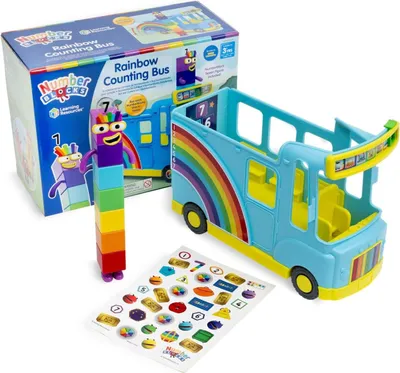 Zdjęcie produktu dla Learning Resources Spielzeug Numberblocks Rainbow Counting Bus interaktiv