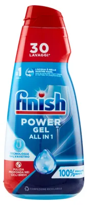 Produktbild von Finish, All in 1 Max Power Gel, Geschirrspülgel, 600ml
