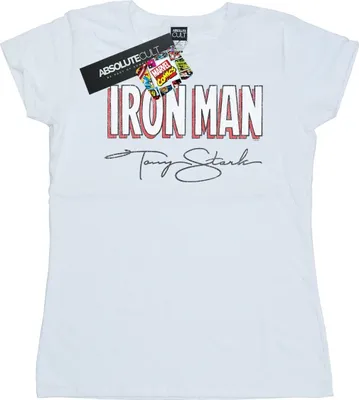 Produktbild von Marvel - "AKA Tony Stark" T-Shirt für Damen BI48664 (M) (Weiß)