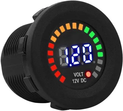 Zdjęcie produktu dla Cyfrowy miernik napięcia 12V do motocykli/samochodów z wodoodpornym wyświetlaczem