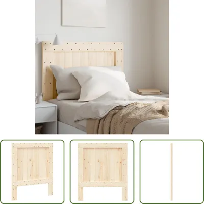 Produktbild von The Living Store Kopfteil 90x104 cm Massivholz Kiefer