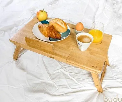 Immagine prodotto di Tavolino pieghevole da colazione 50x30 cm per il letto