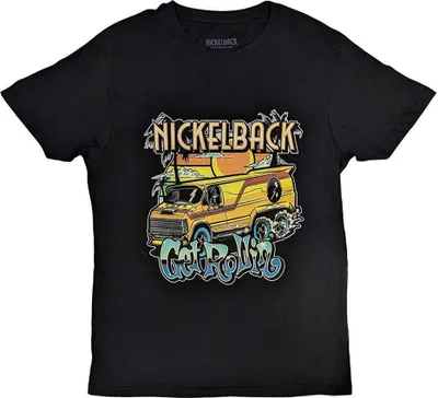 Produktbild von Nickelback - "Get Rollin´" T-Shirt für Herren/Damen Uni RO10238 (L) (Schwarz)