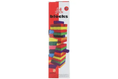 Zdjęcie produktu dla Kolorowa drewniana wieża jenga