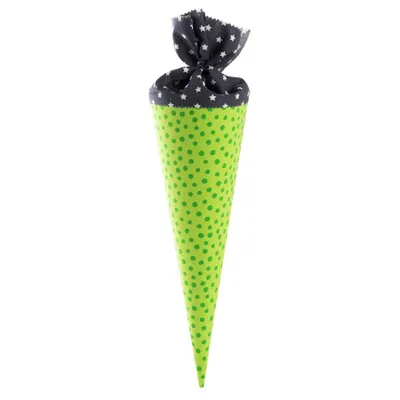 Produktbild von Goldbuch Schultüte 35cm Stoff grün