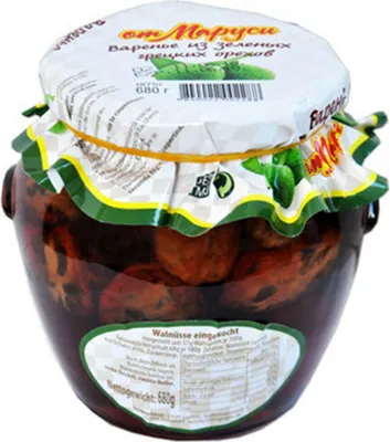 Produktbild von Eingekochte Walnüsse 680g Konfitüre Marmelade
