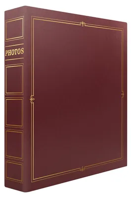 Image de Album Photo Pochette Cordoue bordeaux 200 Photos 10x15 cm