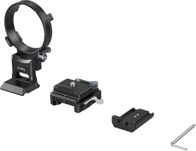 Produktbild von SmallRig 4244, Montageplatte, Schwarz, Aluminium, Edelstahl, 1/4-20, 3/8-16", M4, China