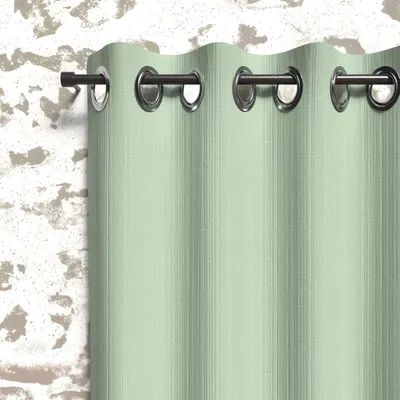 Isolierender Ringvorhang 135x250 cm Bohème wassergrün