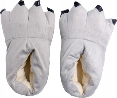 Produktbild von Zolta Plüsch Hausschuhe für Damen - Pantoffelnmit Tiere - Flauschige kuschel Slippers - Lustige warme Puschen für Winter - Grau - 35-40