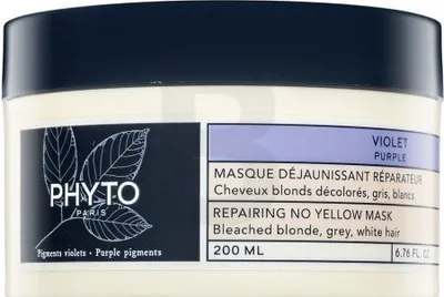Immagine prodotto di Phyto Purple Repairing No Yellow Mask maschera neutralizzante per capelli biondi 200 ml