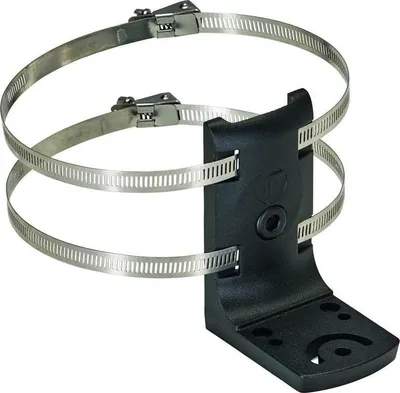 Image de Raytec VUB-POLE Montage et - éclairage (kit de montage, mât, noir, aluminium, 65 mm, 93 mm)
