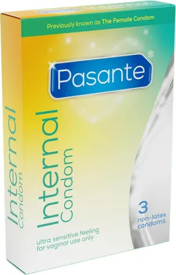 Produktbild von Pasante Internal Kondom 3 Stück (weiblich)