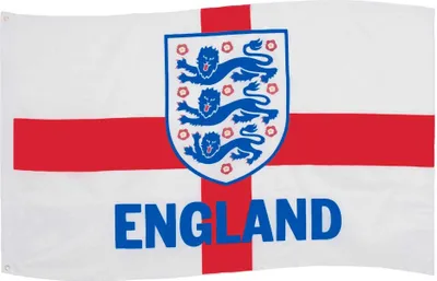 Produktbild von England FA - Wappen Fahne GF1138 (Einheitsgröße) (Weiß)