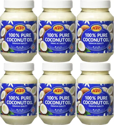 Image de KTC Pure Coconutoil Huile de noix de coco pure qualité premium 500ml 6er Pack