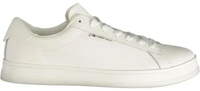 Produktbild von Elegante weiße Herren-Sportschuhe mit Logo und Schnürsenkeln entdecken