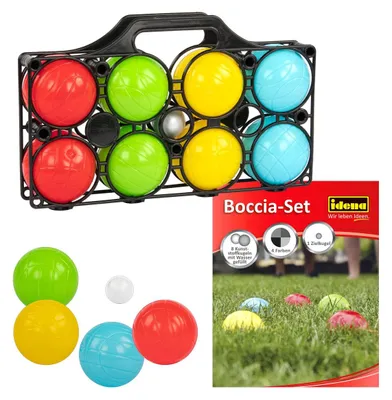 Produktbild von Idena Boccia 8 Kugeln Kunststoff