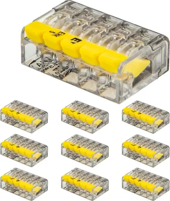 Produktbild von ELTROPA Steckklemme (10 Stück) Typ EHK - Klemme für 5 flexible & Massivleiter 0,2 bis 2,5 mm²