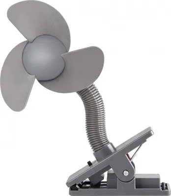 Produktbild von Dooky Kinderwagen Ventilator Grau