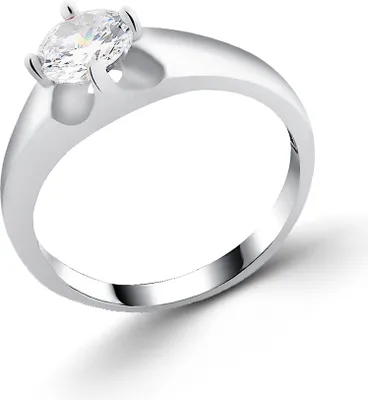 Produktbild von Golders Damenring aus 925 Silber mit Zirkonia, Sterlingsilber Ring mit Stein