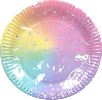 Produktbild von Partyuntersetzer PASTEL 23 cm, 6 Stück