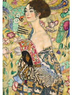 Image de Trefl Puzzle 1000 éléments Dame à l'éventail Klimt