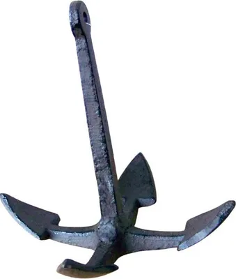 Produktbild von Maritime Gusseisen Dekoration antikbraun 14x14 cm