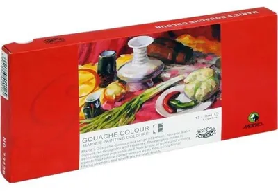 Image de Maries Gouache 12 couleurs 12 ml