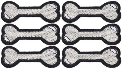 Produktbild von Denim-Naai Patches 6er - Geborduurde Stoffapplikationen - Opstrijkbare Stoffreparaturen - Kreativ Deko Patches - Stoffpatches für Kleidung