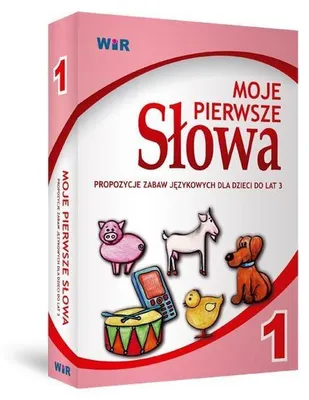Zdjęcie produktu dla Książka Moje Pierwsze Słowa Zestaw 1 - edukacyjny dla dzieci
