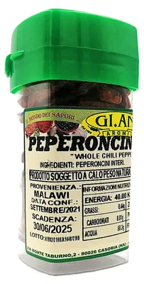 Image de Piment Peperoncino entier, GI.AN., 15 g