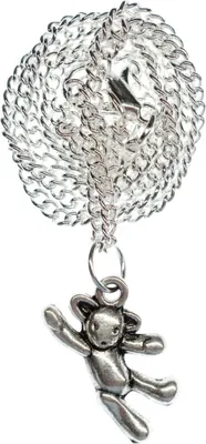 Produktbild von Kinderkette Teddy Bär Kette Bär TeddyBär Miniblings Bärchen Kette 45cm silber