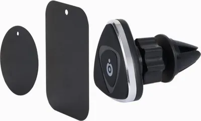 Image de Support Auto BigBen Magnetique pour Grille de Ventilation Noir
