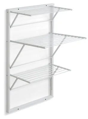 Produktbild von Arredamenti Italia Karim Wandwäschetrockner, Holz, abschließbar, 16 m, weißes Fi