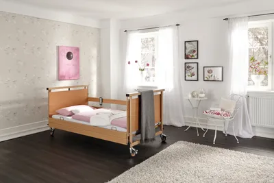 Produktbild von Burmeier Allura II Krankenpflegebett Seniorenbett bis 250kg Belastbarkeit 120x200cm
