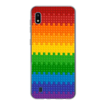 Produktbild von MuchoWow® Handyhülle Schutzhülle Hülle für Samsung Galaxy A10 Patoon - Regenbogen Silikon Softcase Handy Hülle - Schutzhülle