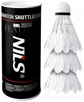 Produktbild von Nils NBL6203 Badminton Federbälle 3er Set Training