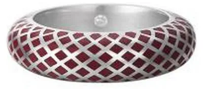 Produktbild von Esprit Damen Ring Silber Lattice Red ESRG91919B1, Ringgröße:57 (18.1 mm Ø)