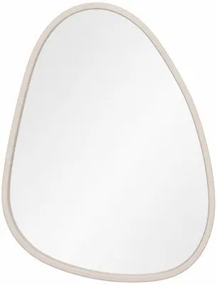 Image de Miroir, design moderne, salon, style minimaliste, asymétrique, couleur beige