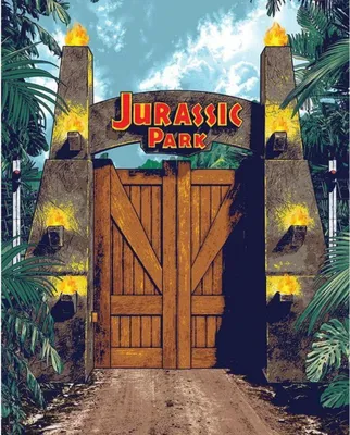 Immagine prodotto di pittura per numeri Jurassic Park pittura per cancelli 40x50 cm