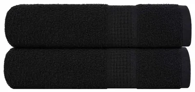 Immagine prodotto di vidaXL Asciugamani FROGN, 2 pezzi, nero, 50x100 cm, 360 g/m²