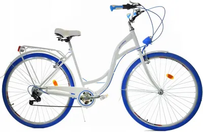 Zdjęcie produktu dla Rower Dallas City 28" 7spd - biały z niebieskim