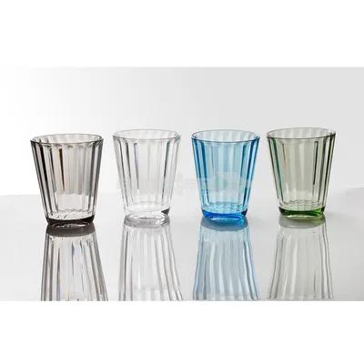 Immagine prodotto di Bicchieri JAZZ - Set da 4 - 4 colori - plastica infrangibile - 300 ml