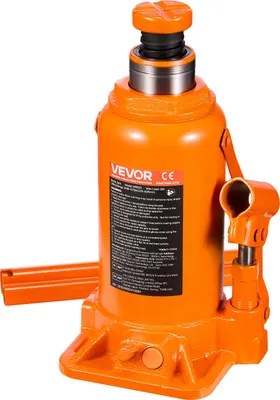 Image de Cric hydraulique VEVOR Cric bouteille 20 t Plage de levage 225-435 mm, cric à piston haute performance pour voiture SUV Pickup Réparation automobile Ascenseur domestique Matériel agricole, orange