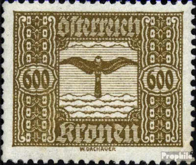 Produktbild von Briefmarken Österreich 1922 Mi 427 postfrisch Flugpost