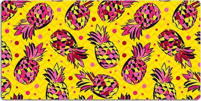Obrázek produktu pro Podložka pod stůl Podložka pod stůl 90x45 cm Podložka pod myš - Růžový ananas